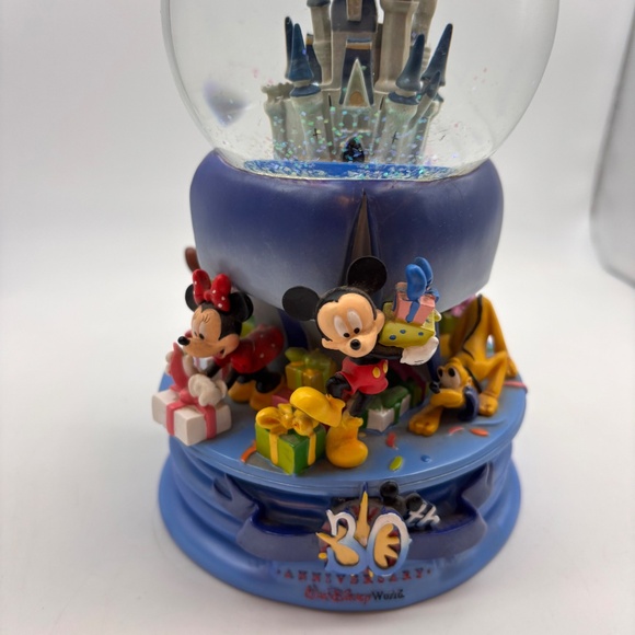 Walt Disney World 30th Anniversary Character Castle Celebration Snow Globe - Picture 8 of 16